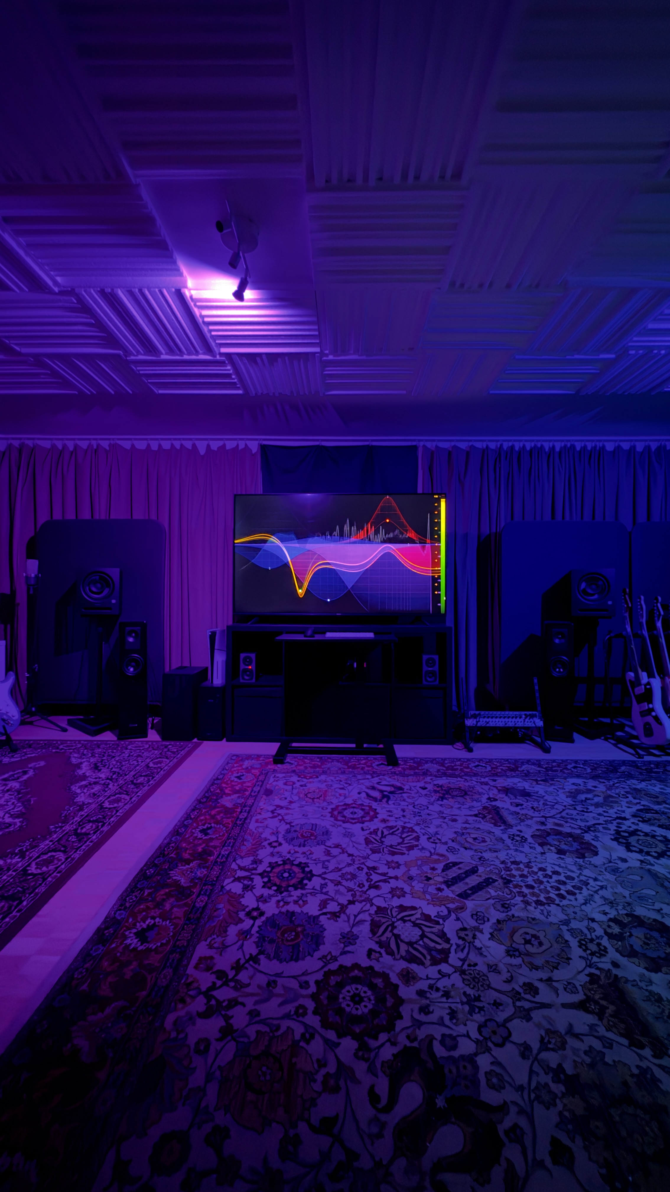 Interiér nahrávacího studia STILLROOM v Psárech