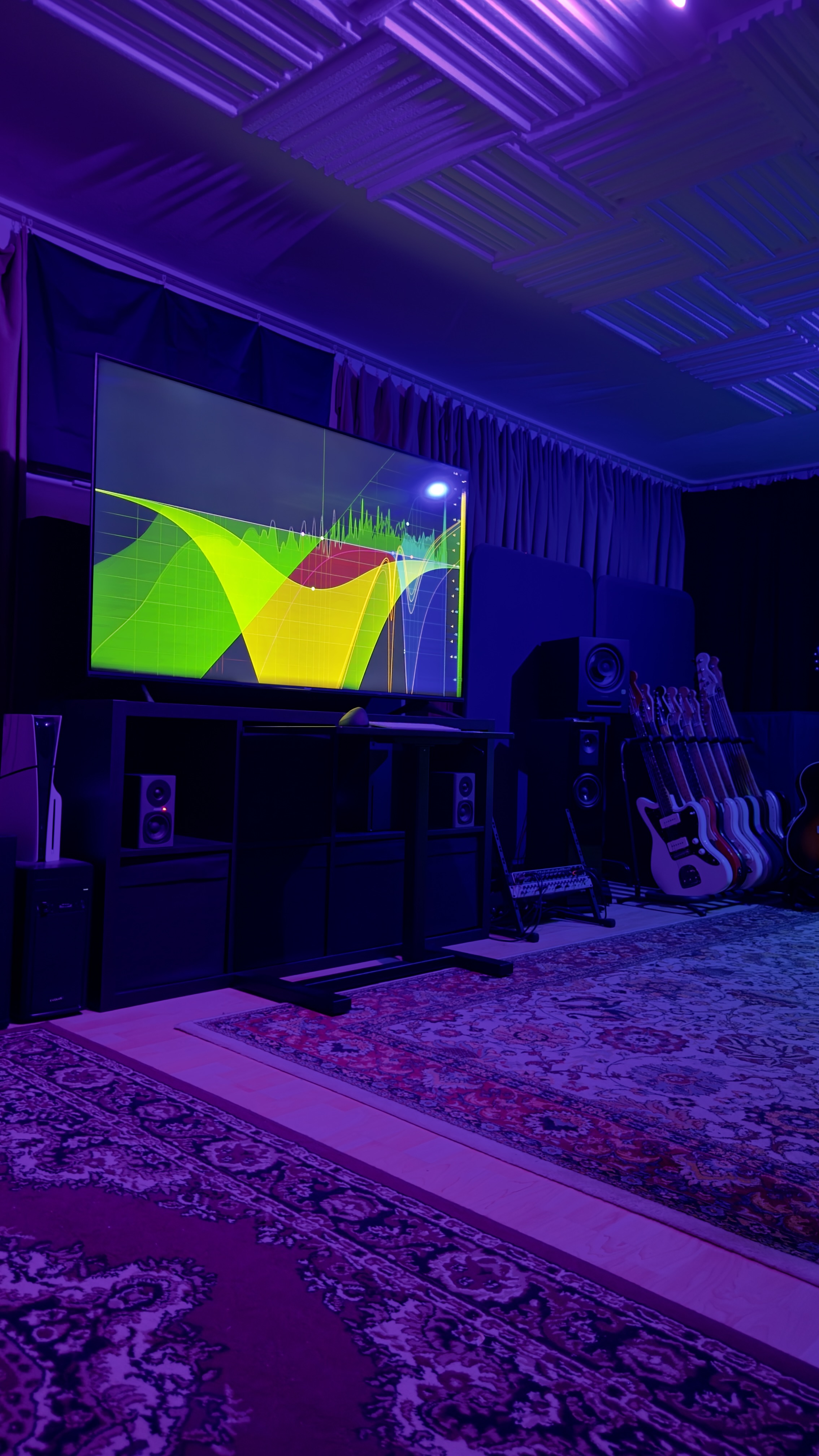 Profesionální audio vybavení ve studiu STILLROOM